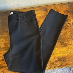 LOFT Black Sutton Skinny Pants